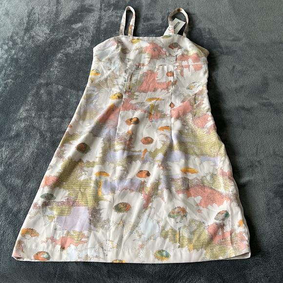 BRAND NEW Urban Outfitters Floral Mini Dress - Picture 2 of 4